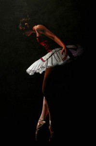 Contraste en puntas. Óleo. 168x112