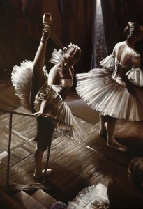 Yulia Tikka Mikhailovsky Theatre. Óleo. 92x65